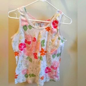 Y2k Cotton Flower Tank 🌸